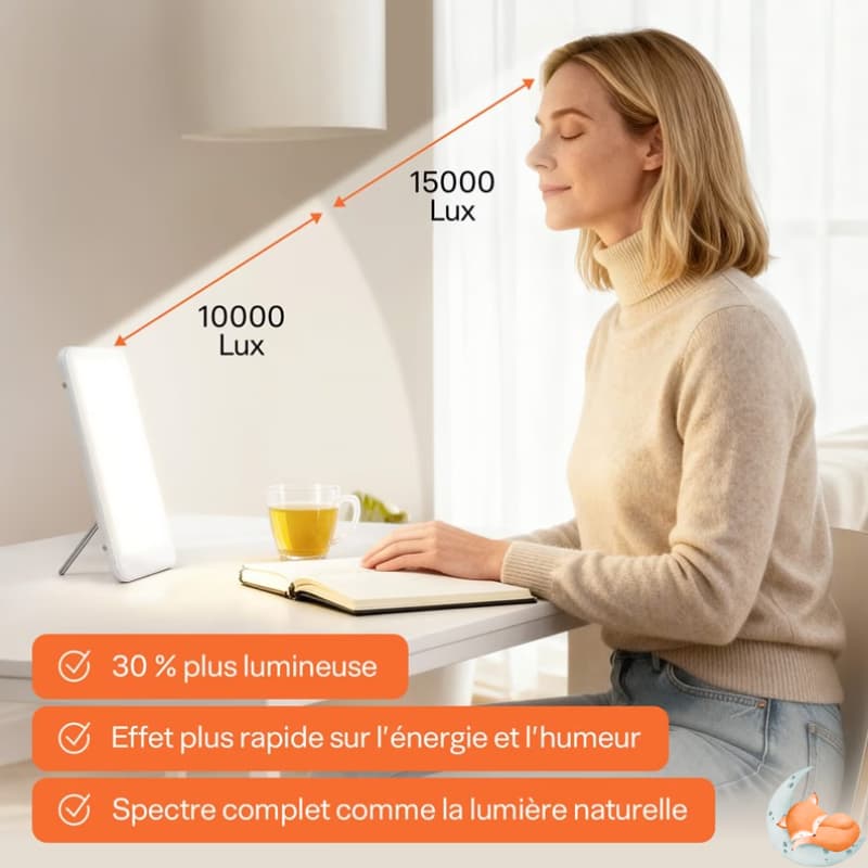 Éclairage LumiRise puissant