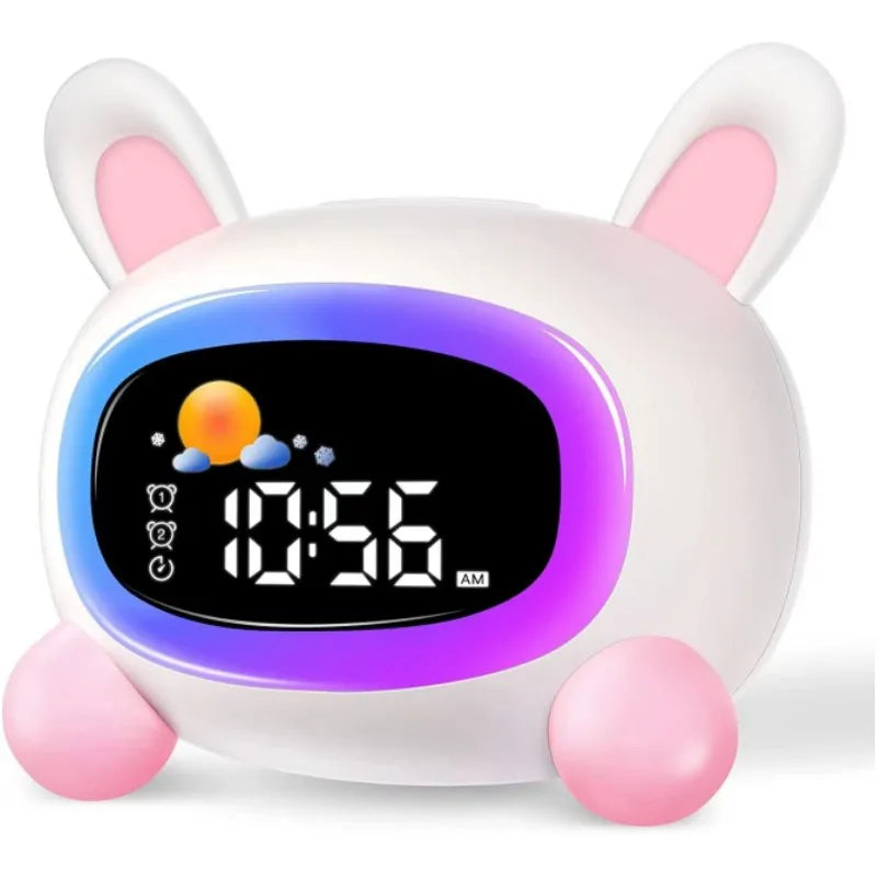 Design doux réveil lapin