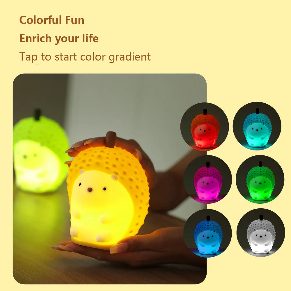 veilleuse silicone bébé