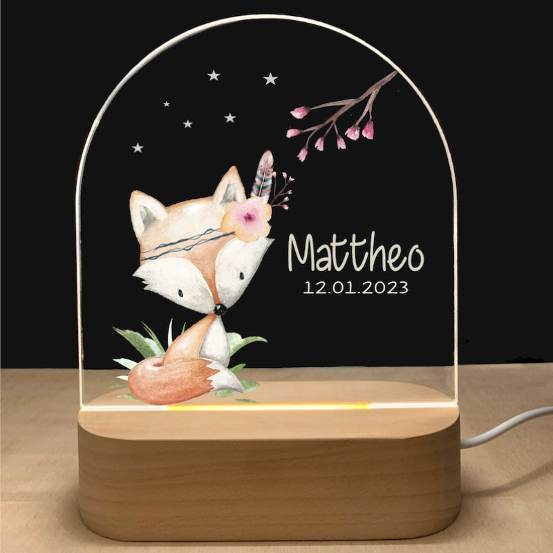 lampe renard pour bébé