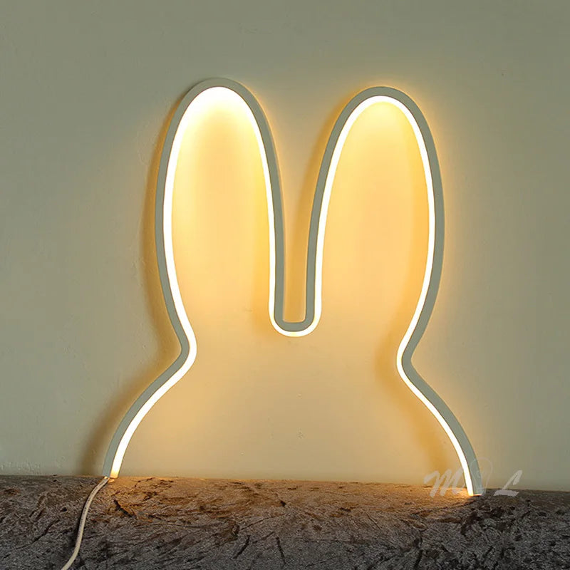 luminaire lapin mural
