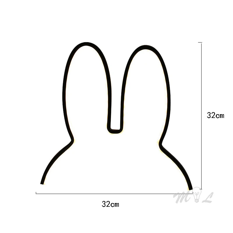 lampe murale enfant lapin