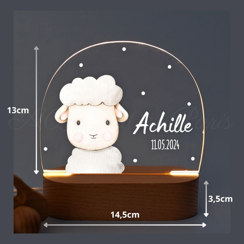 veilleuse personnalisée chambre enfant