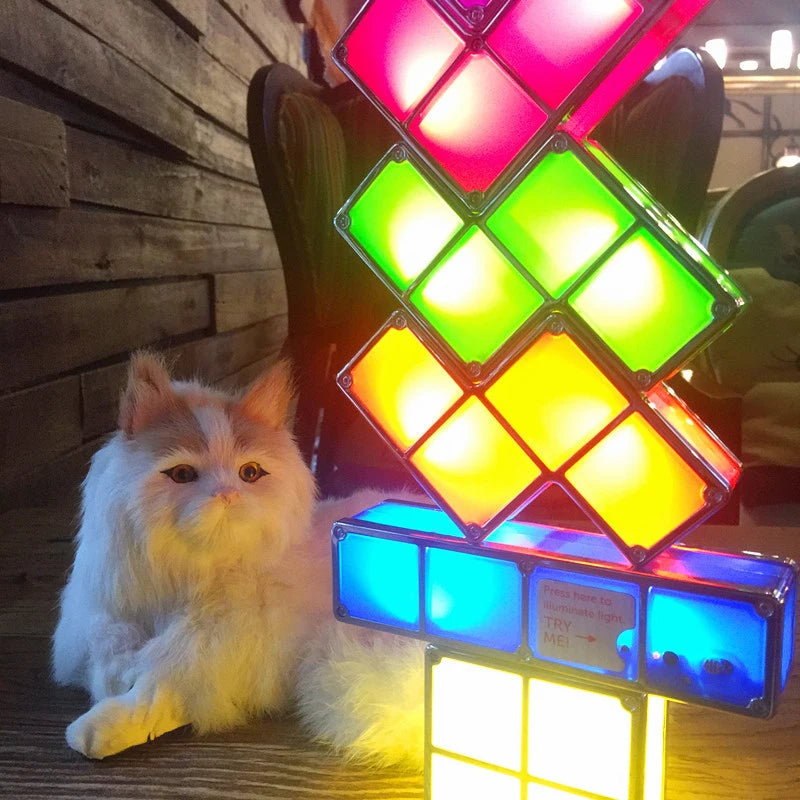 Blocs lumineux Tetris
