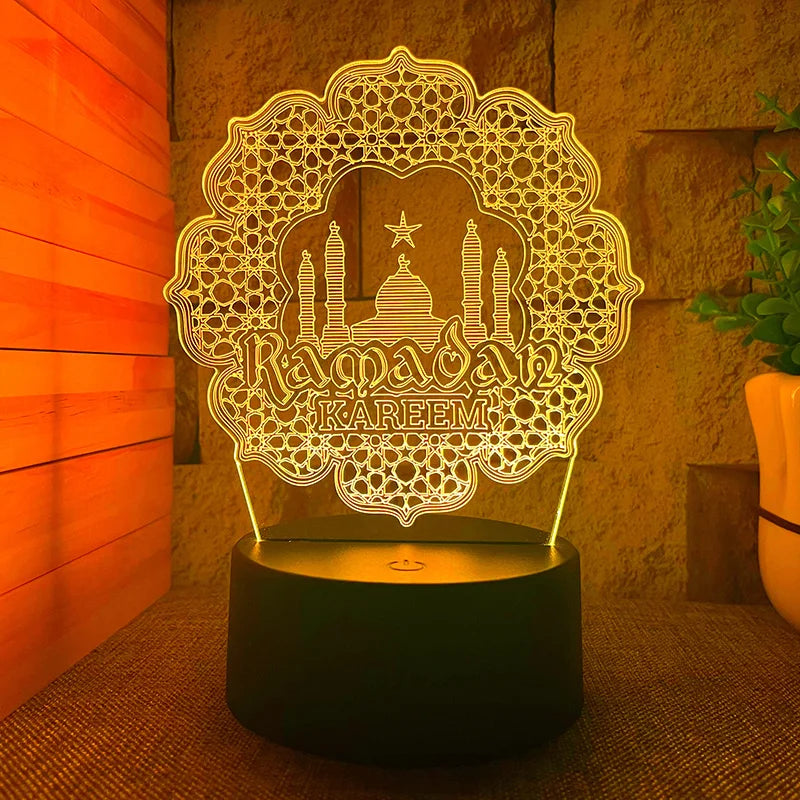 lampe Ramadan 3D Enchantée