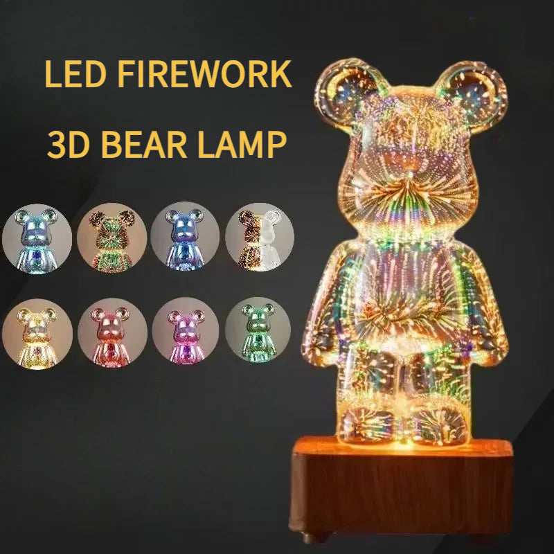 effet lumineux 3D ours