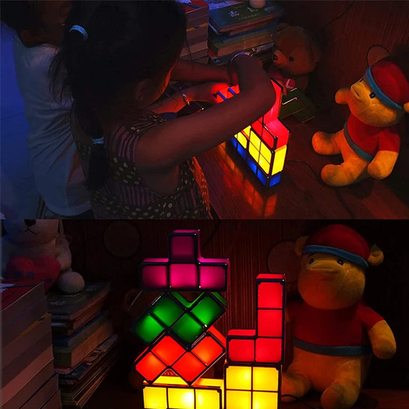 Lumière modulable Tetris