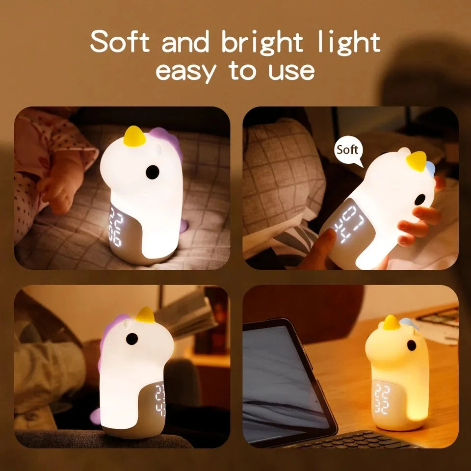 licorne lumineuse réveil