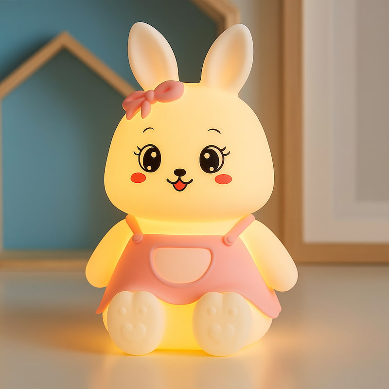 veilleuse lapin silicone