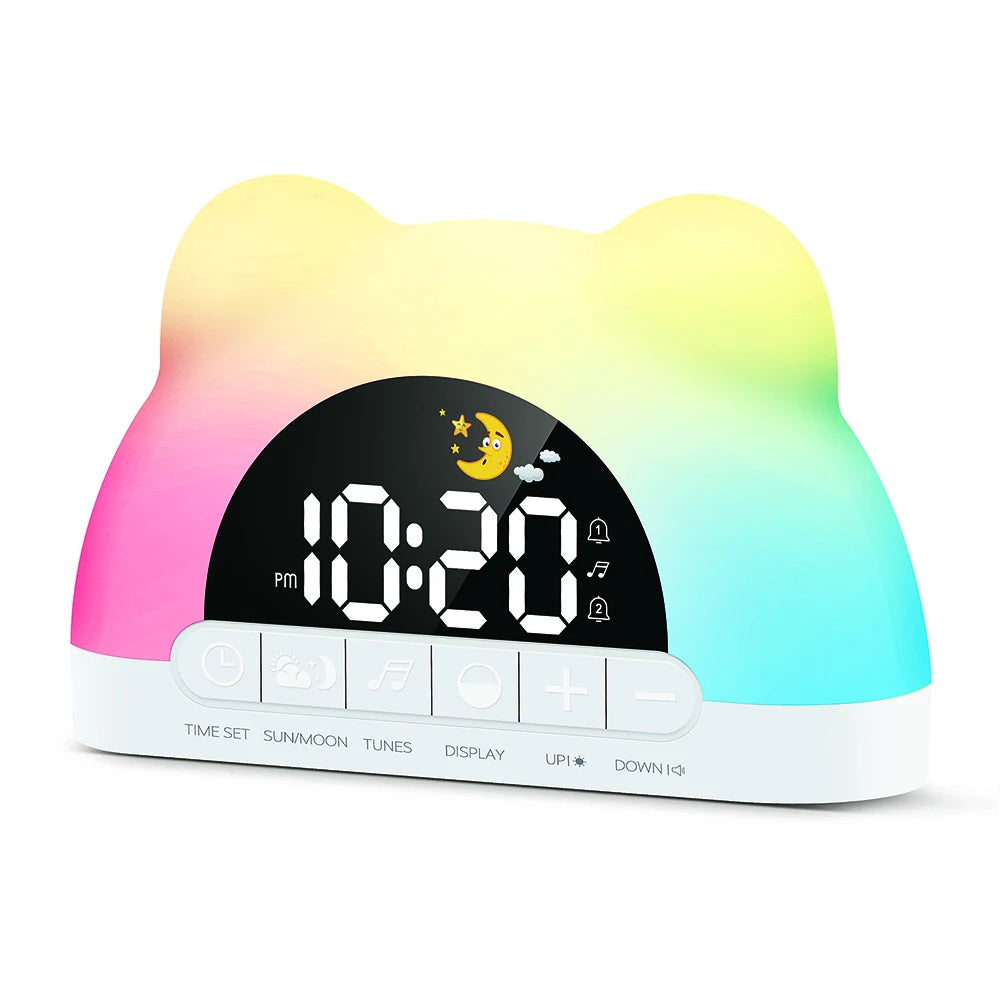 Réveil interactif SmartRise sur table de nuit