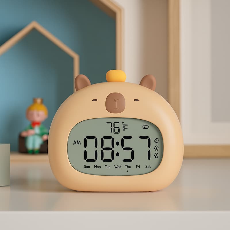 réveil capybara