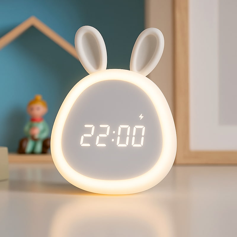 veilleuse lapin réveil