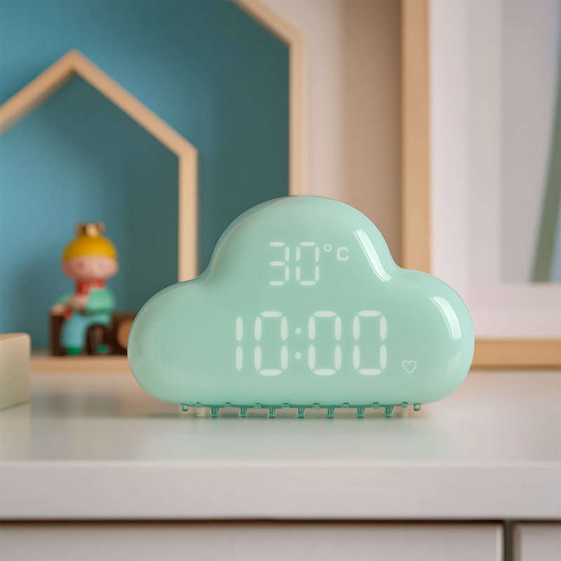 réveil nuage LED