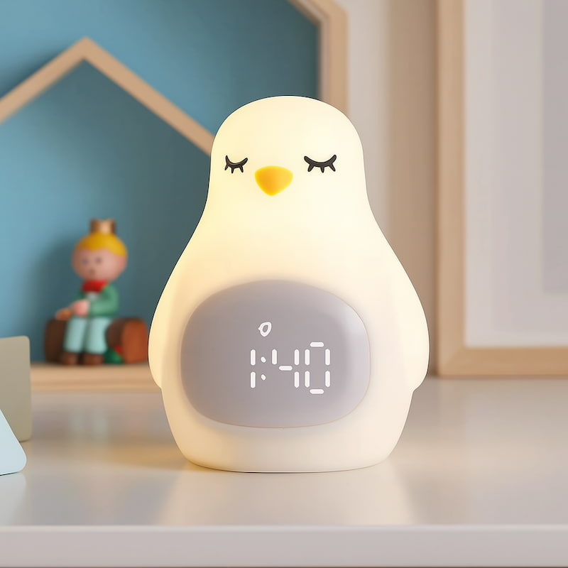 Réveil pingouin enfant