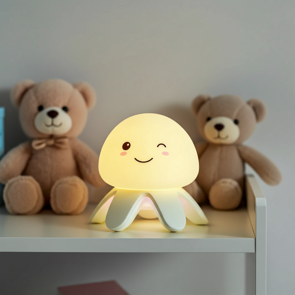Veilleuse méduse LED