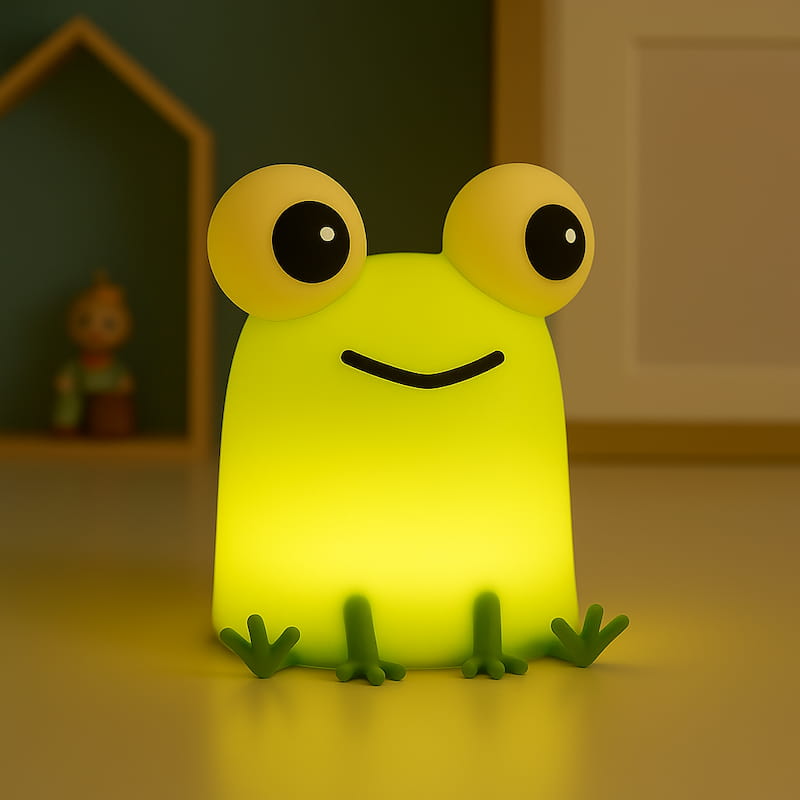 Veilleuse grenouille bébé