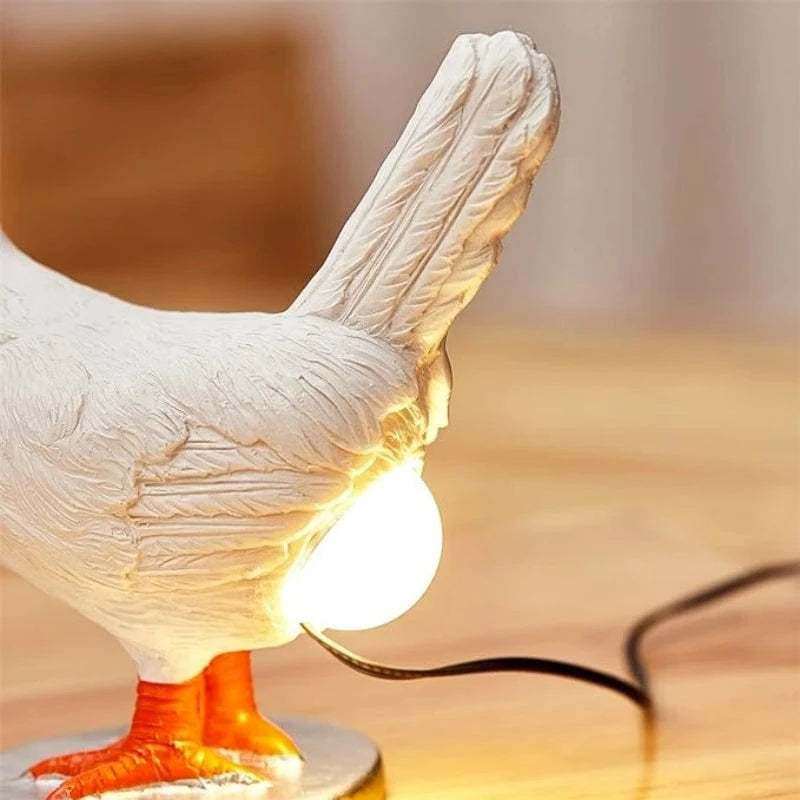 Décoration LED poule