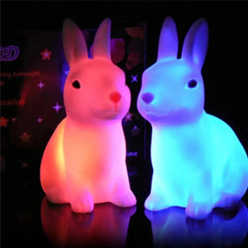 Lapin lumineux veilleuse