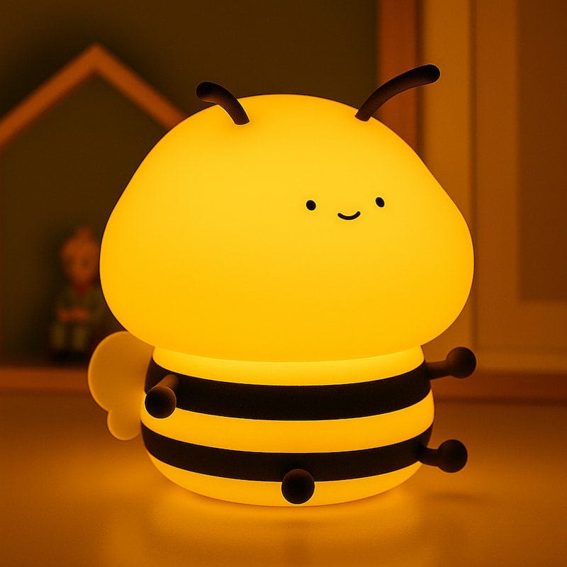 Veilleuse Abeille BeeLuz en action
