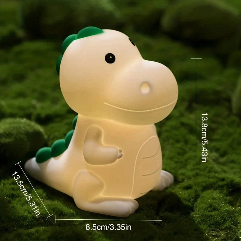 éclairage multicolore dinosaure