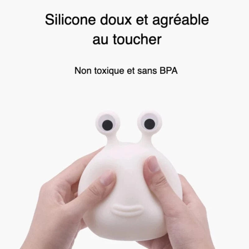 veilleuse escargot tactile
