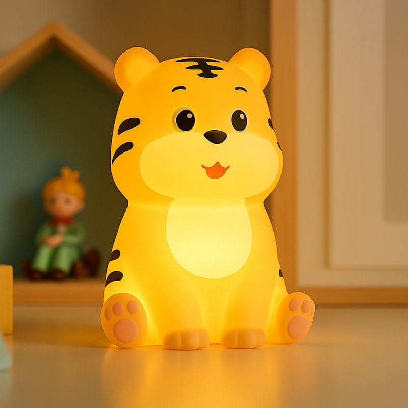 veilleuse tigre en silicone