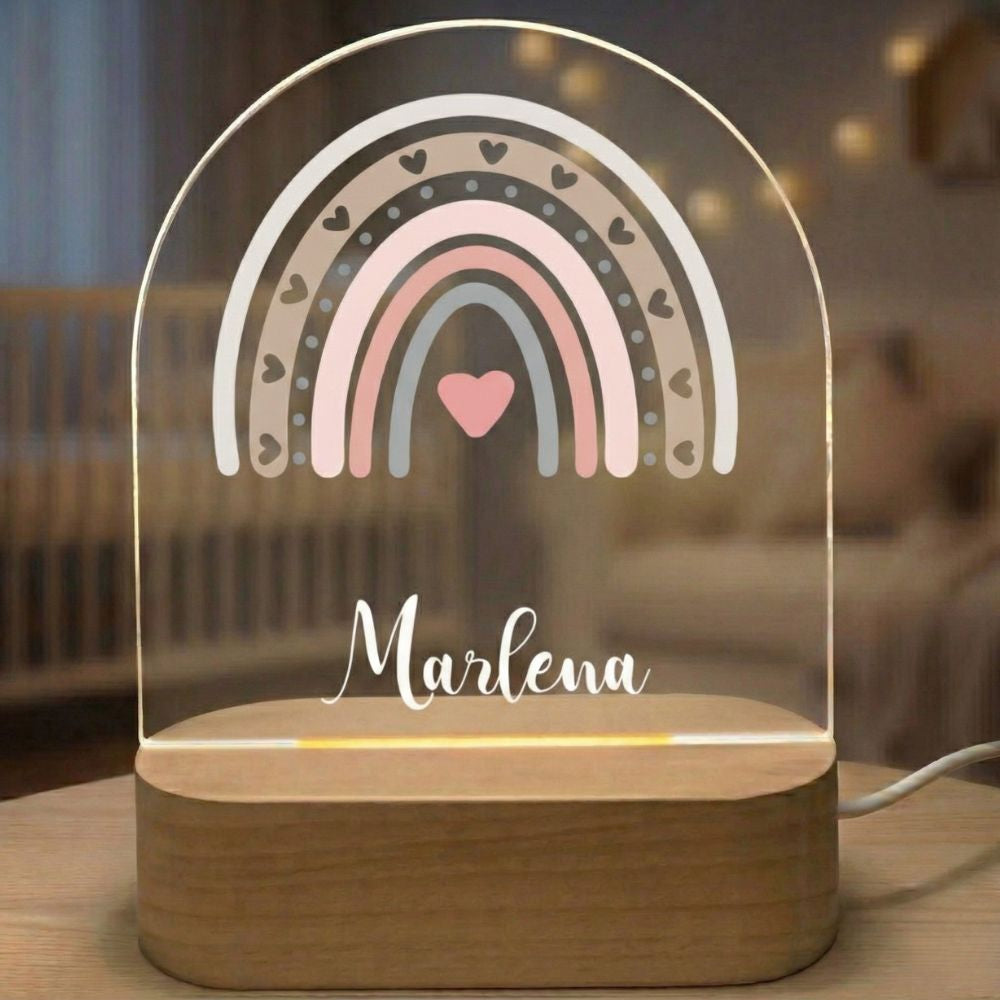 Veilleuse bébé arc-en-ciel