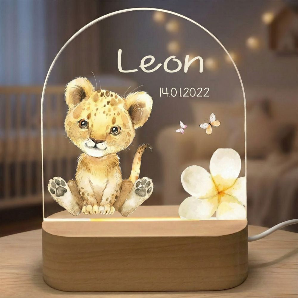 veilleuse bébé lion originale