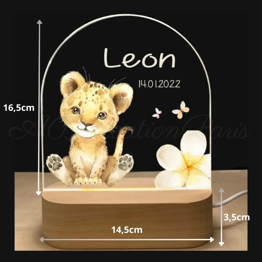 décoration chambre bébé lion