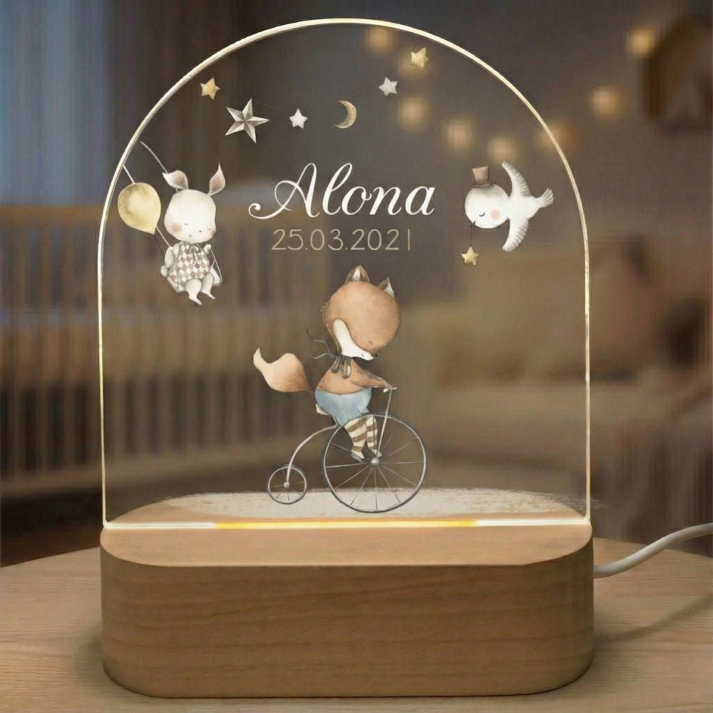 veilleuse enfant renard
