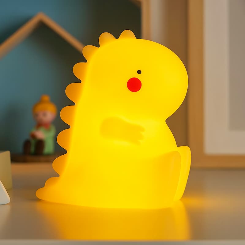 Veilleuse dino colorée