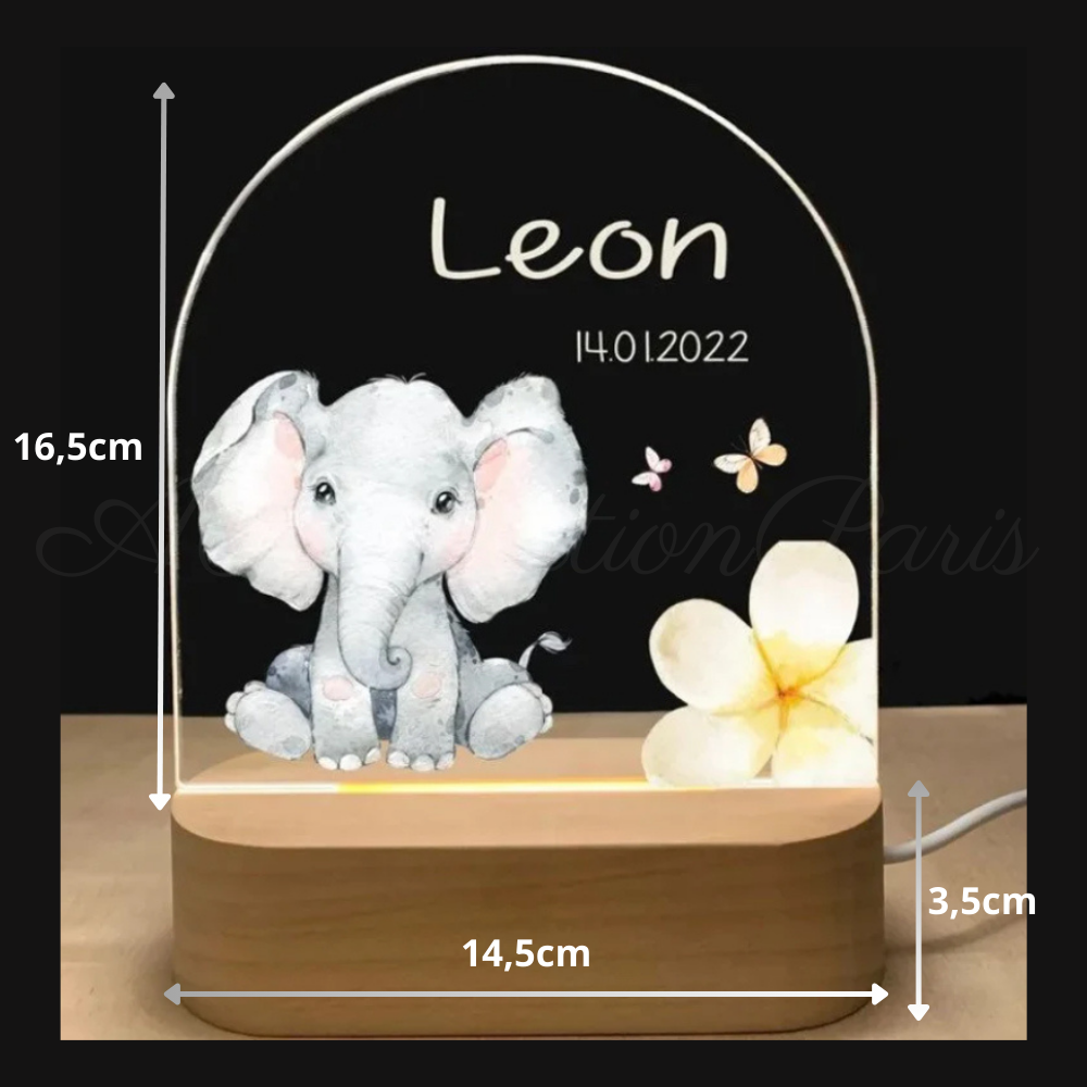 Lumière d'ambiance éléphant