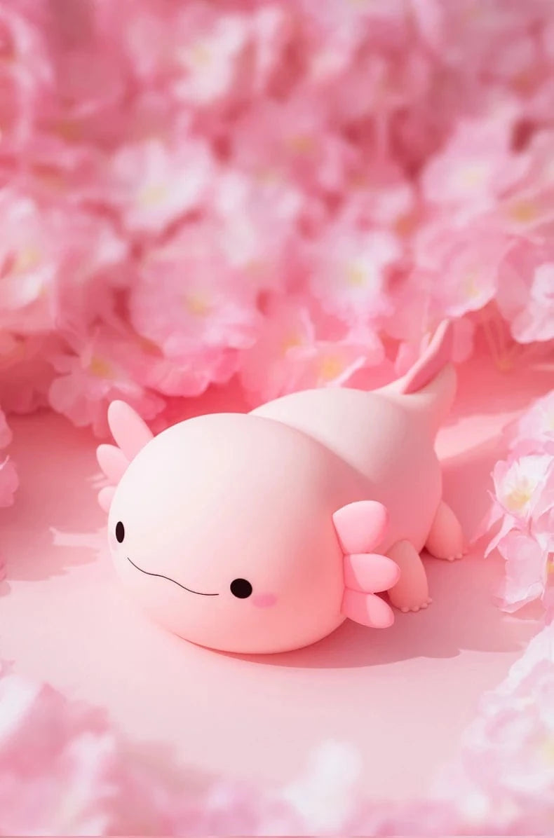 veilleuse enfant axolotl