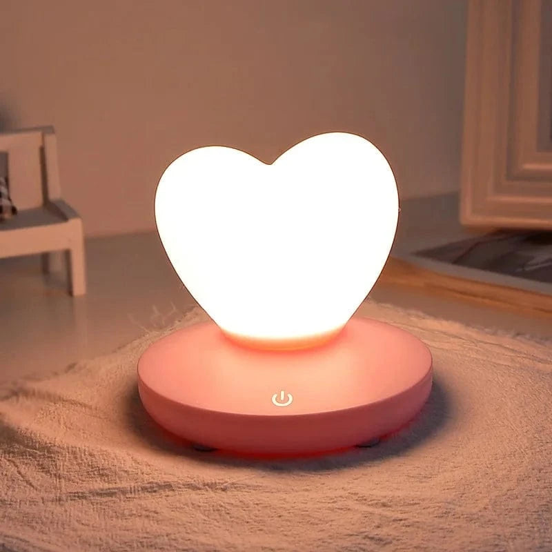 Lampe nuit cœur