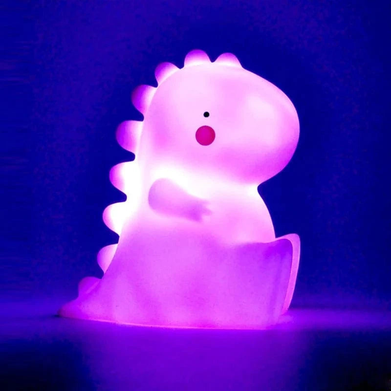 Veilleuse enfant dinosaure