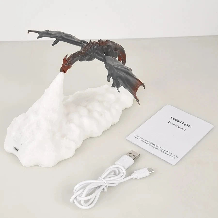 Lumière chaude dragon