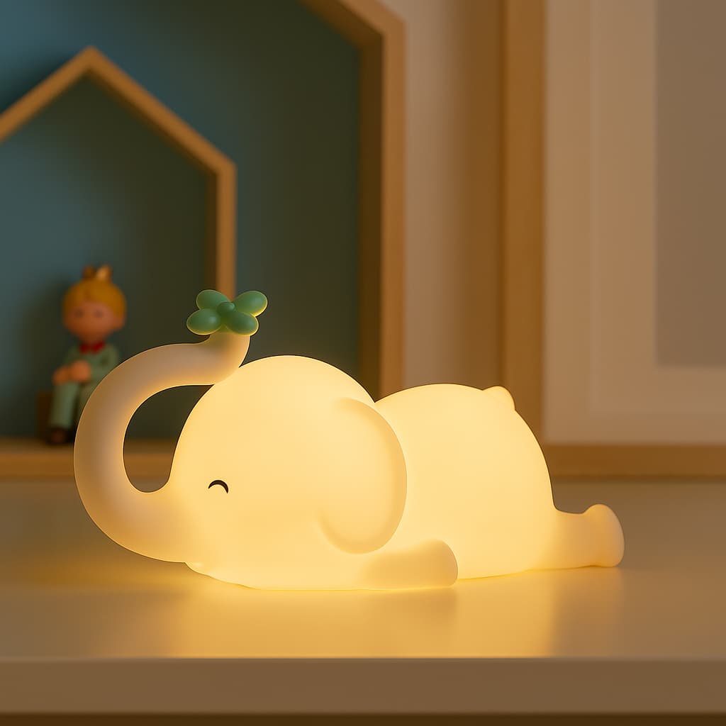 Veilleuse éléphant LED