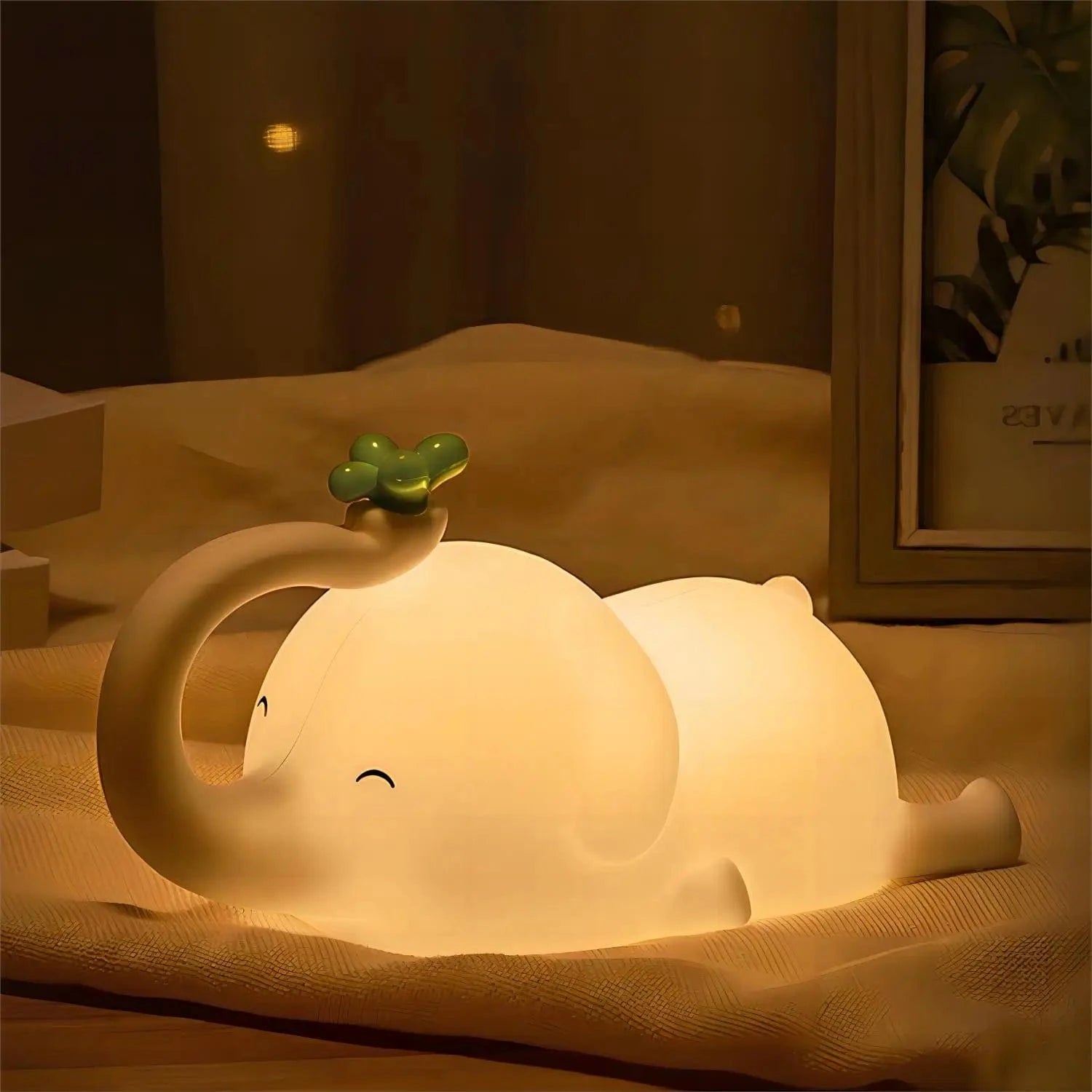 Silicone éléphant lumineux