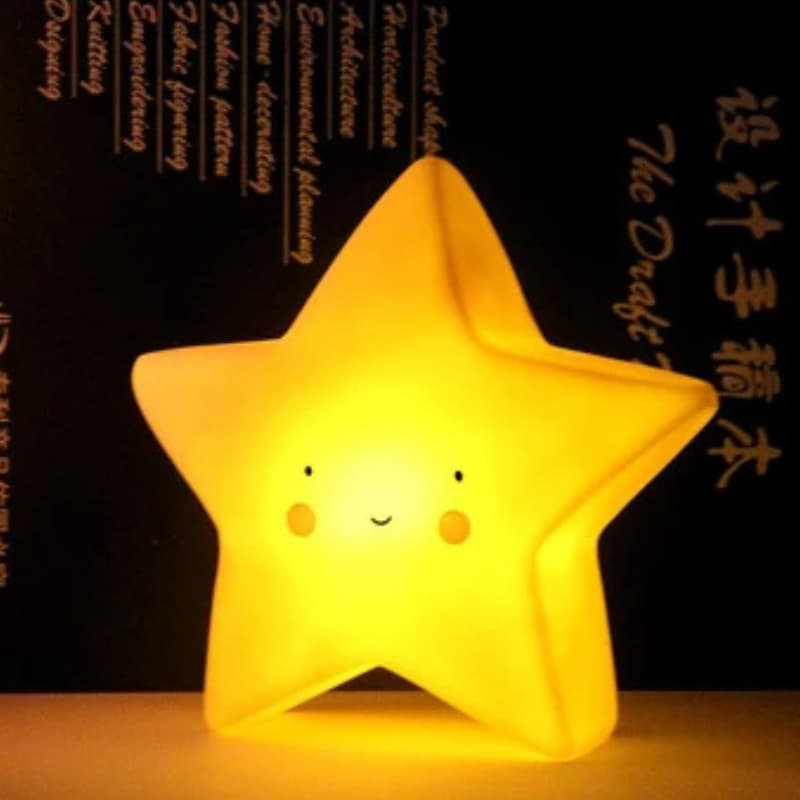 Veilleuse silicone étoile