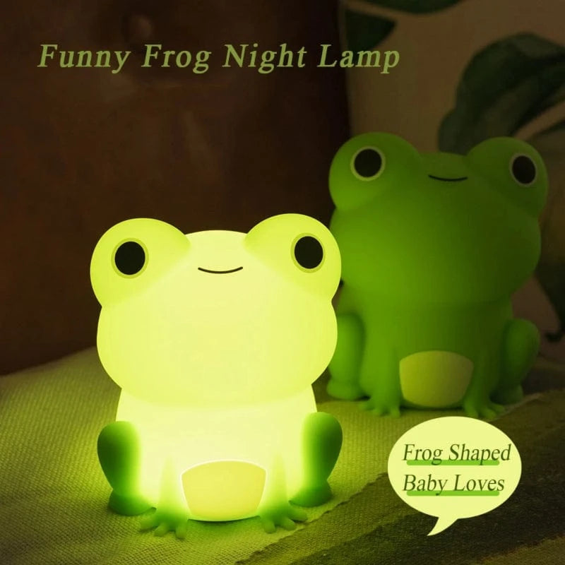 veilleuse enfant grenouille