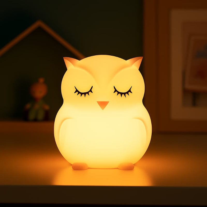 veilleuse hibou en veille