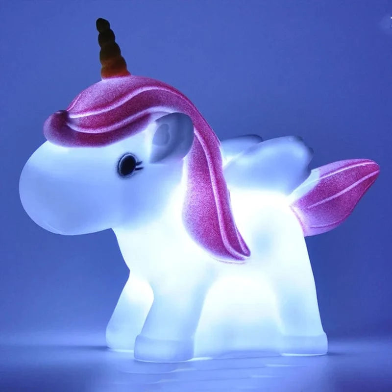 Veilleuse enfant licorne