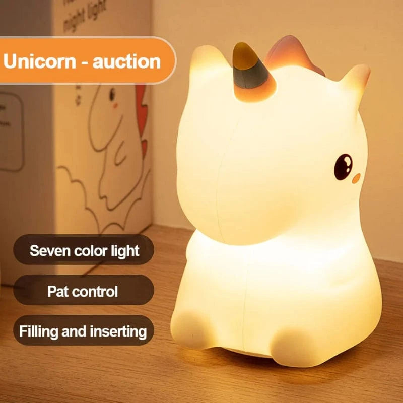 Décoration lumineuse licorne