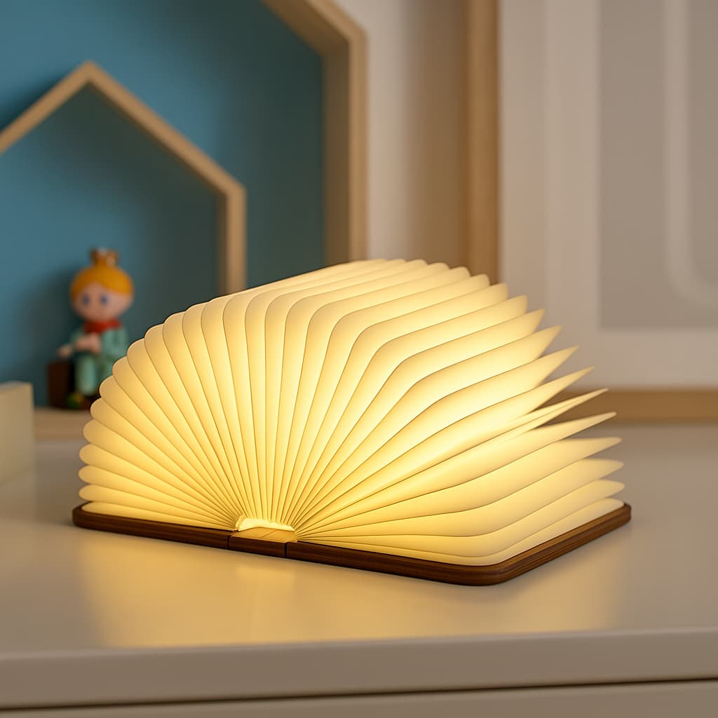 Veilleuse livre LED