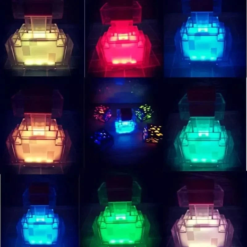 Lampe de table Minecraft CubeCraft