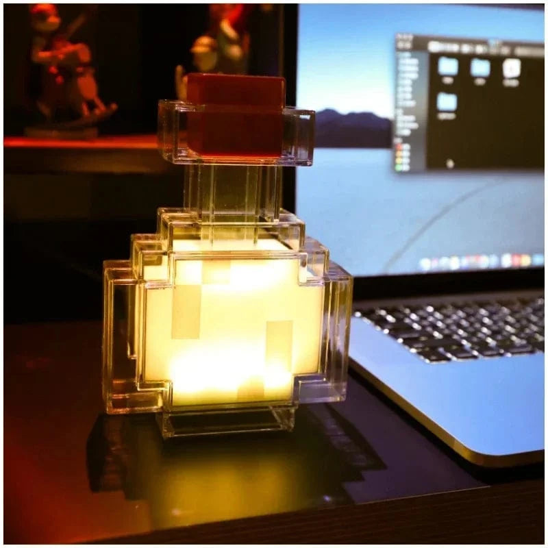 Lampe LED cubique Minecraft