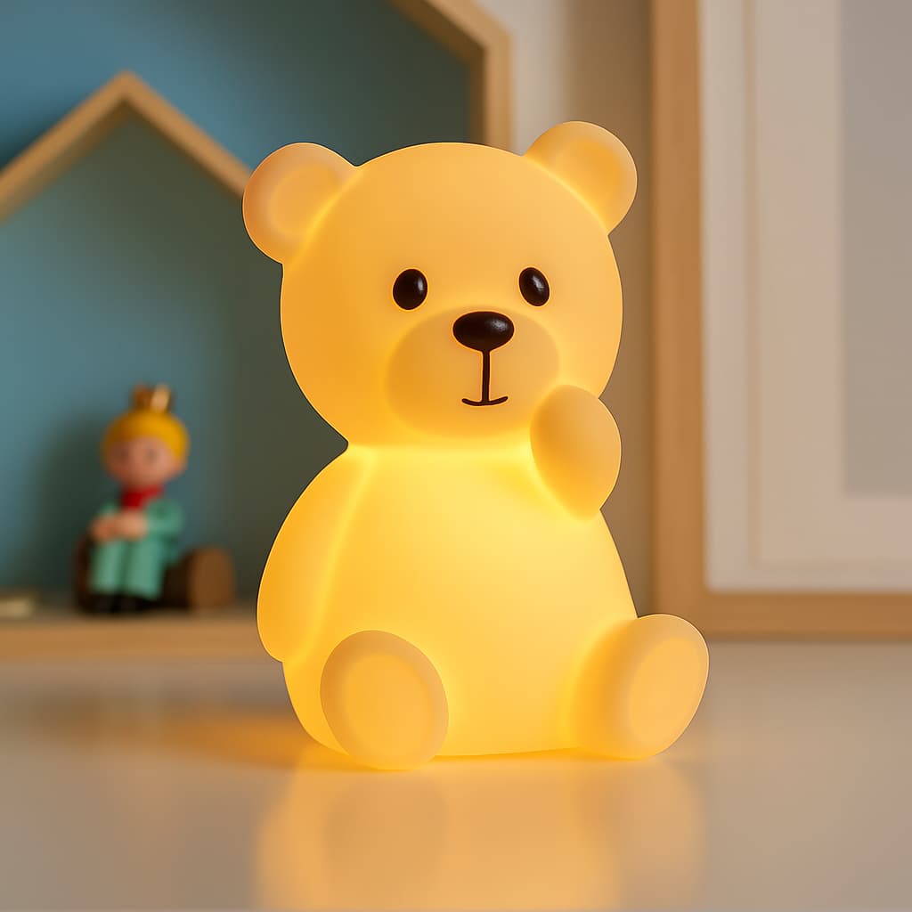 veilleuse nounours lumineux