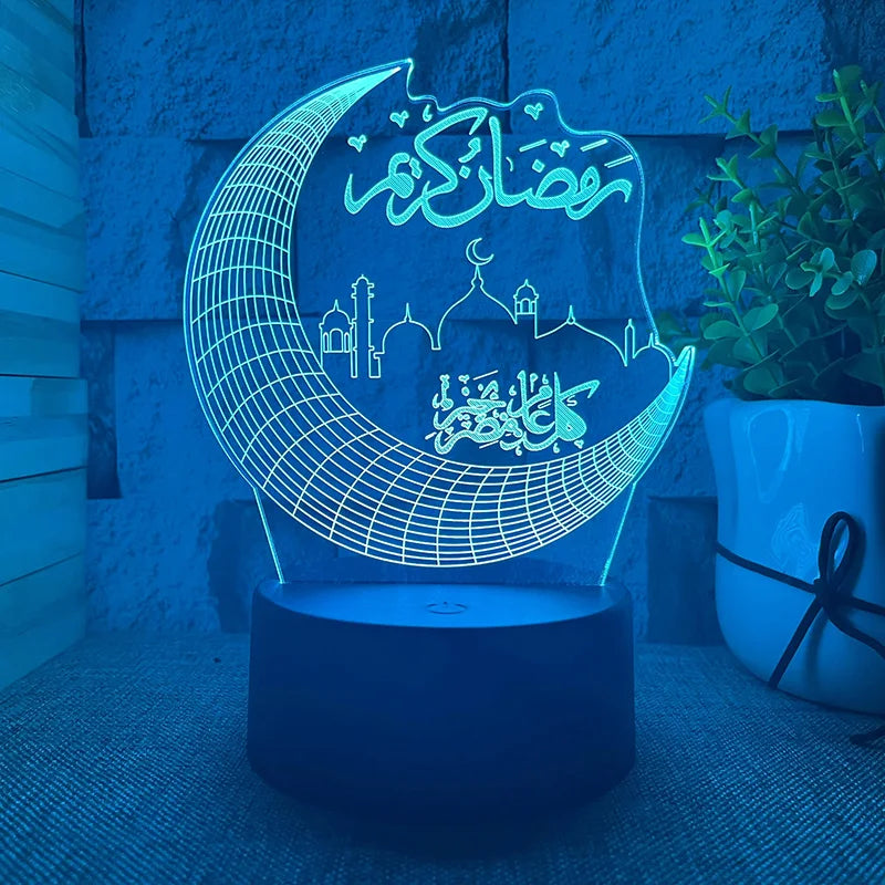 Lampe LED Coranique Lune