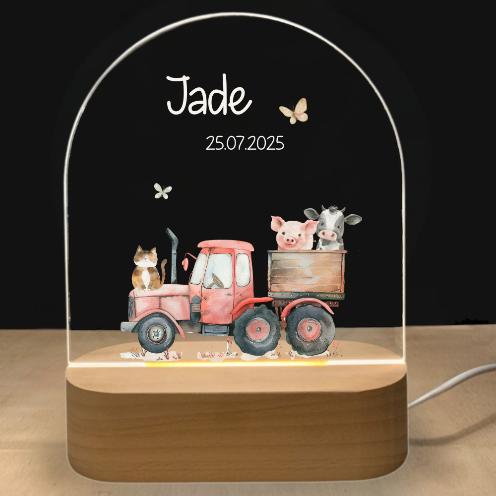 Lampe décorative animaux ferme