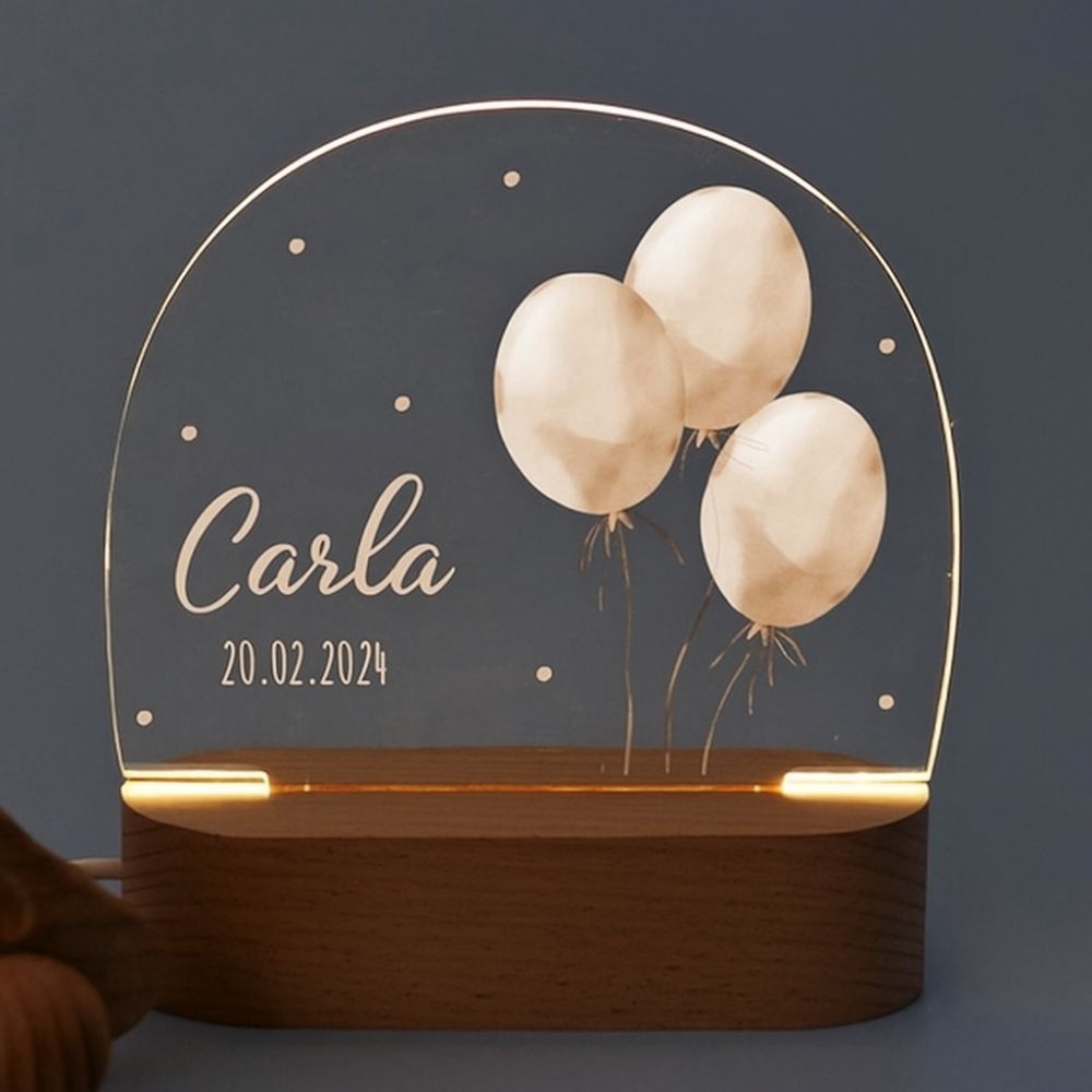 lampe personnalisée ballons